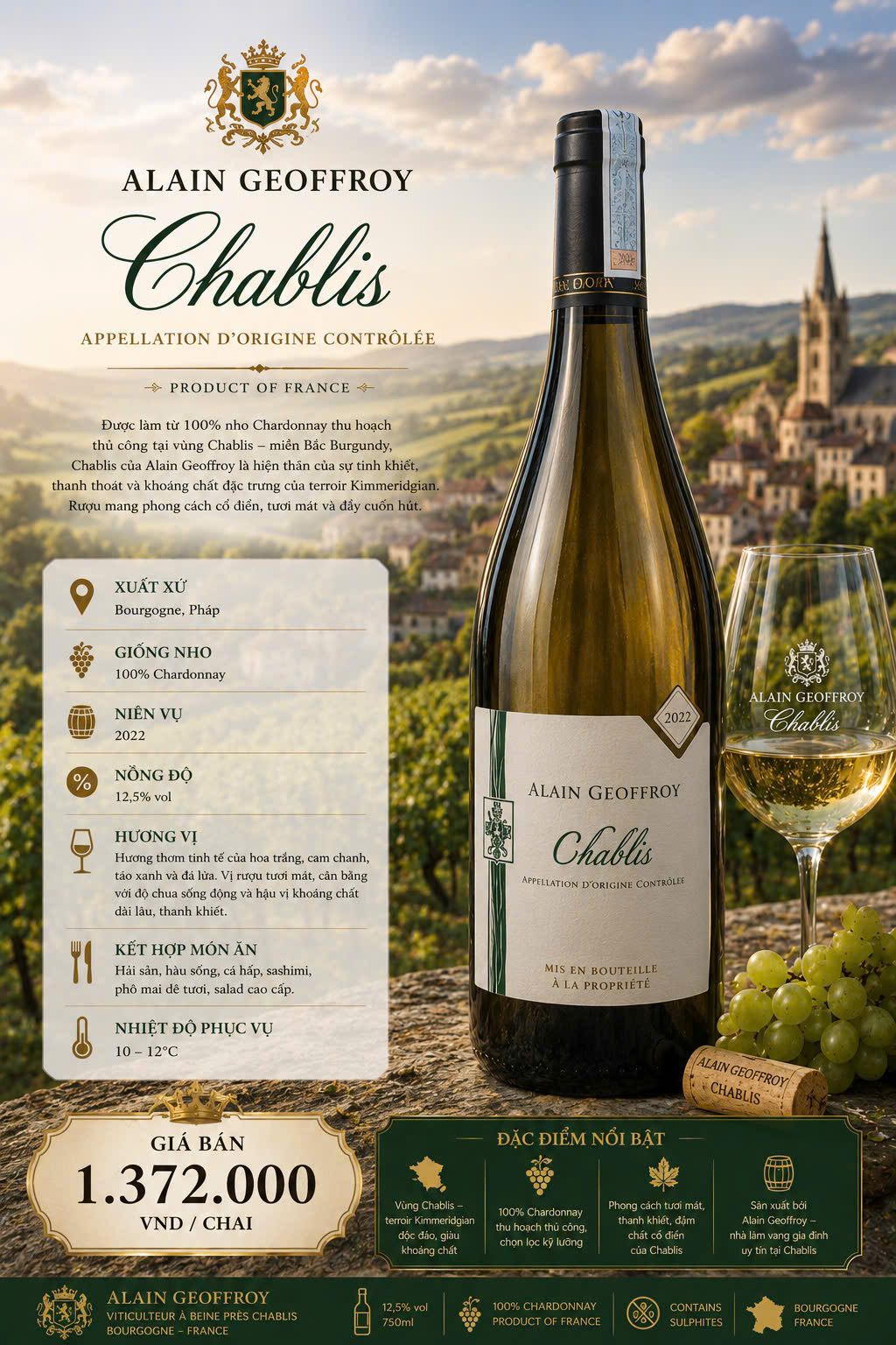 Alain Geoffroy Chablis 2022