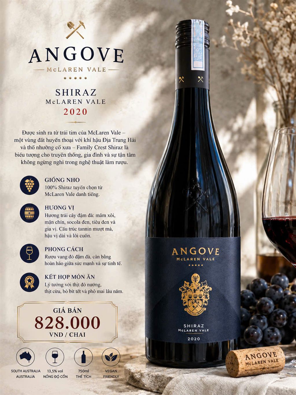Angove McLaren Vale Shiraz 2020