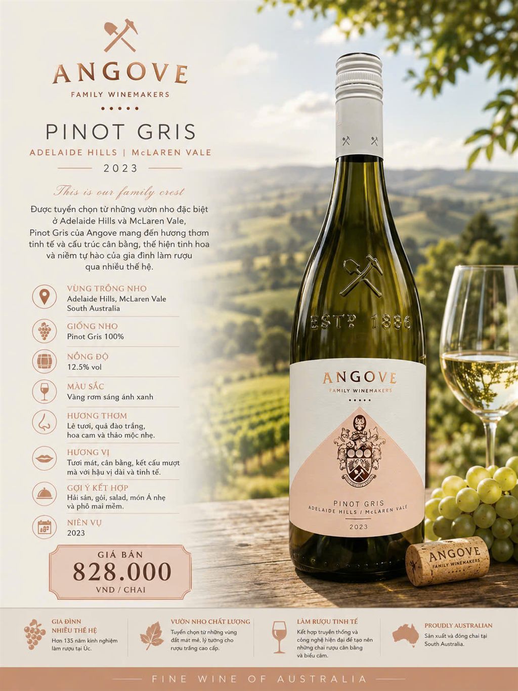 Angove Pinot Gris 2023