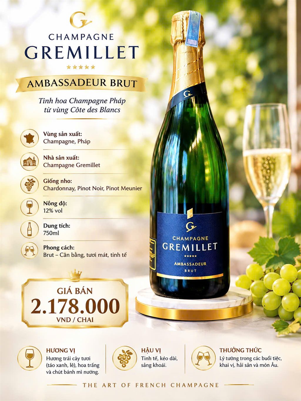 Champagne Gremillet Ambassadeur Brut