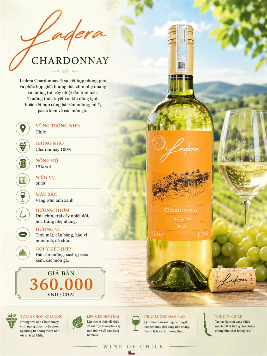 Ladera Chardonnay 2025