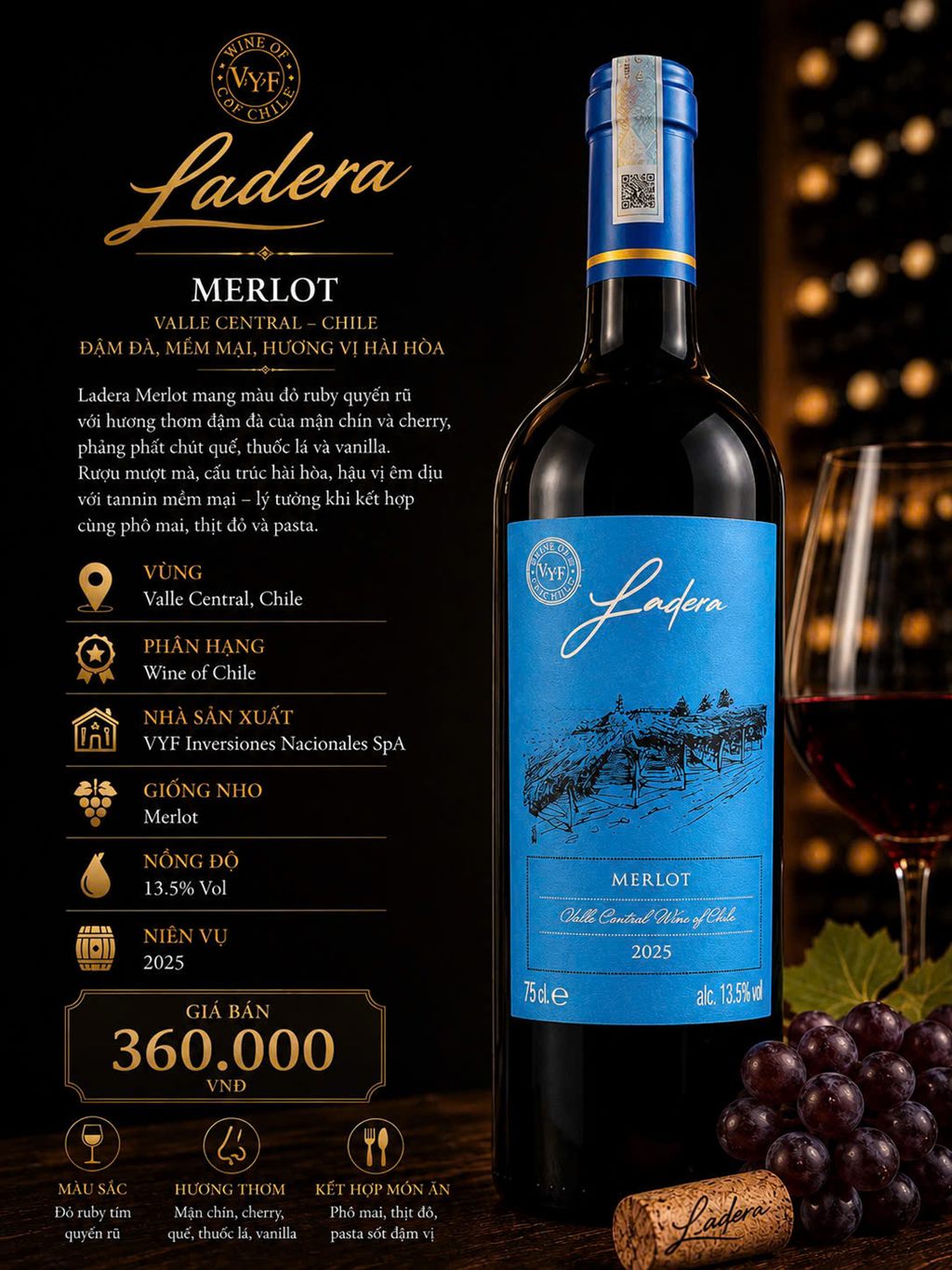 Ladera Merlot 2025