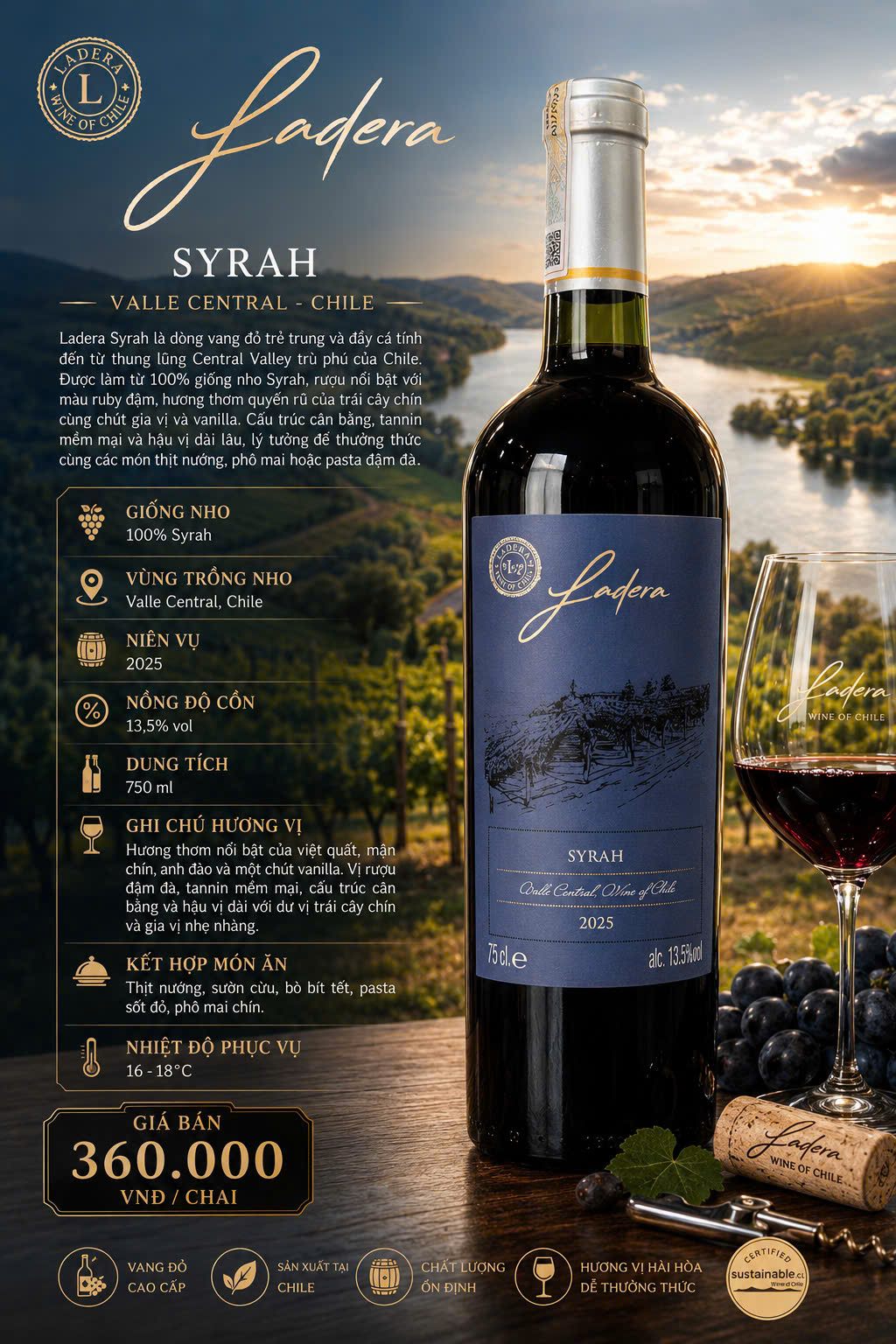 Ladera Syrah 2025