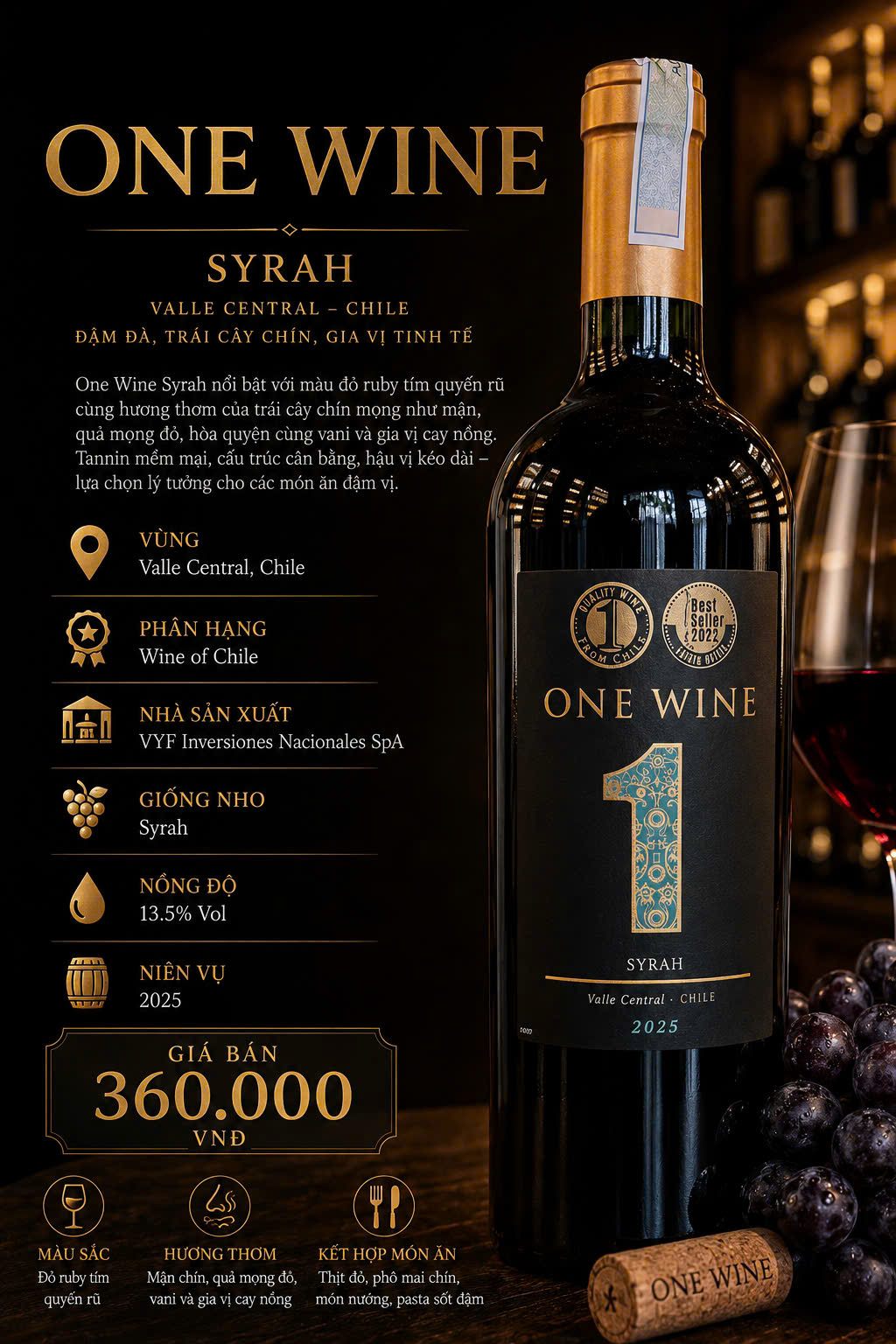One Wine Syrah 2025