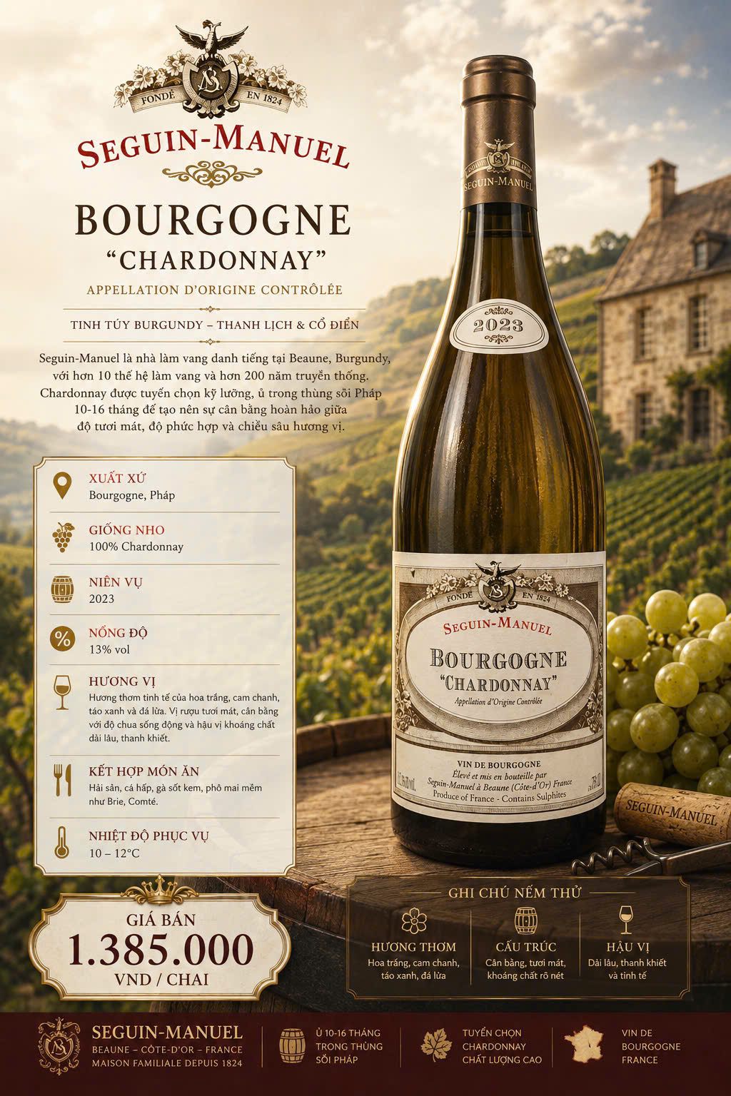Seguin-Manuel Bourgogne Chardonnay 2023