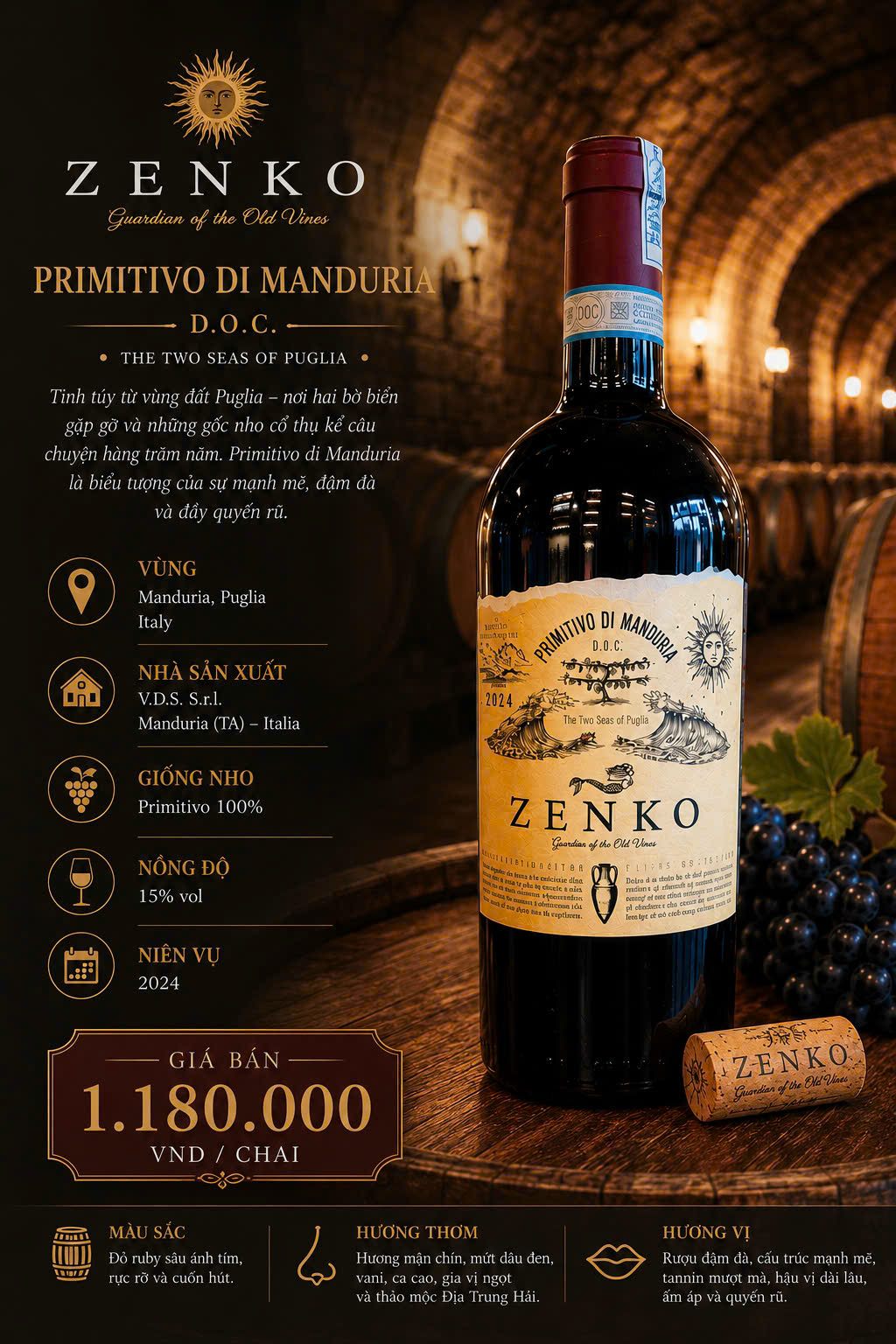 Zenko Primitivo di Manduria DOC 2024